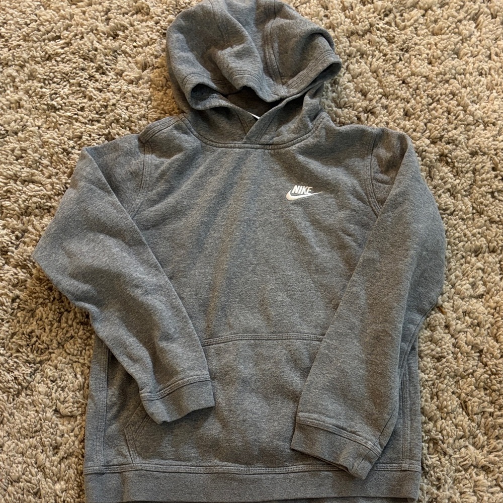 Nike Men's Charcoal Hoodie Sweater